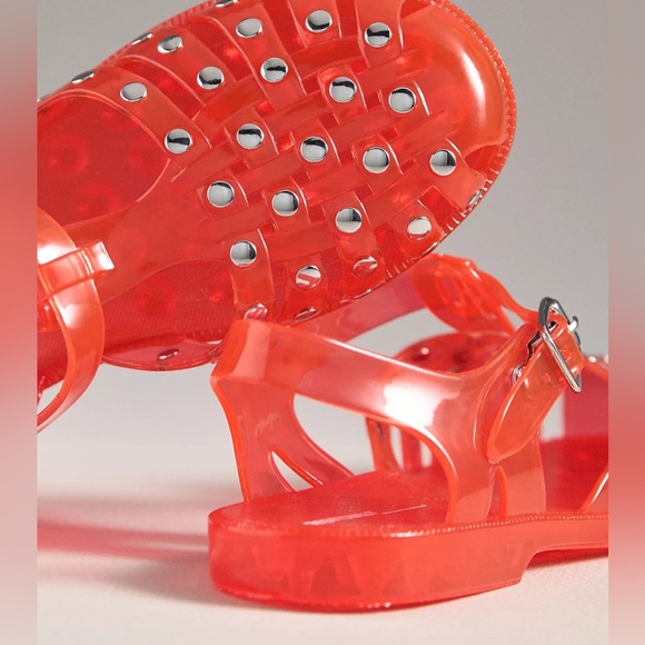 Intentionally Blank X Anthropologie Ellery Studded Jelly Sandals - Picture 9 of 10
